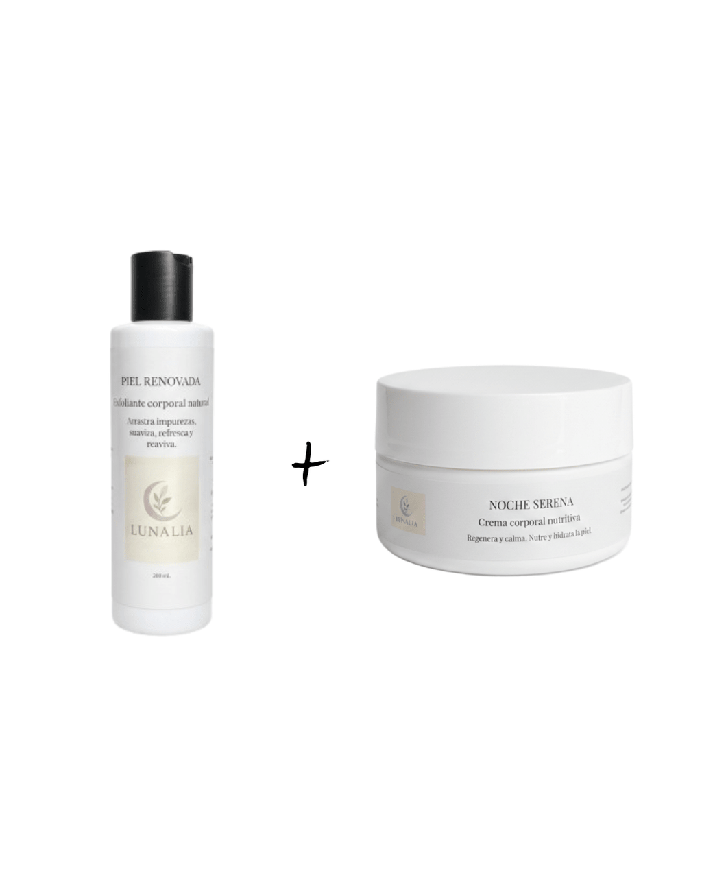 Ritual corporal profundo con exfoliación y nutrición intensiva Lunalia para piel seca