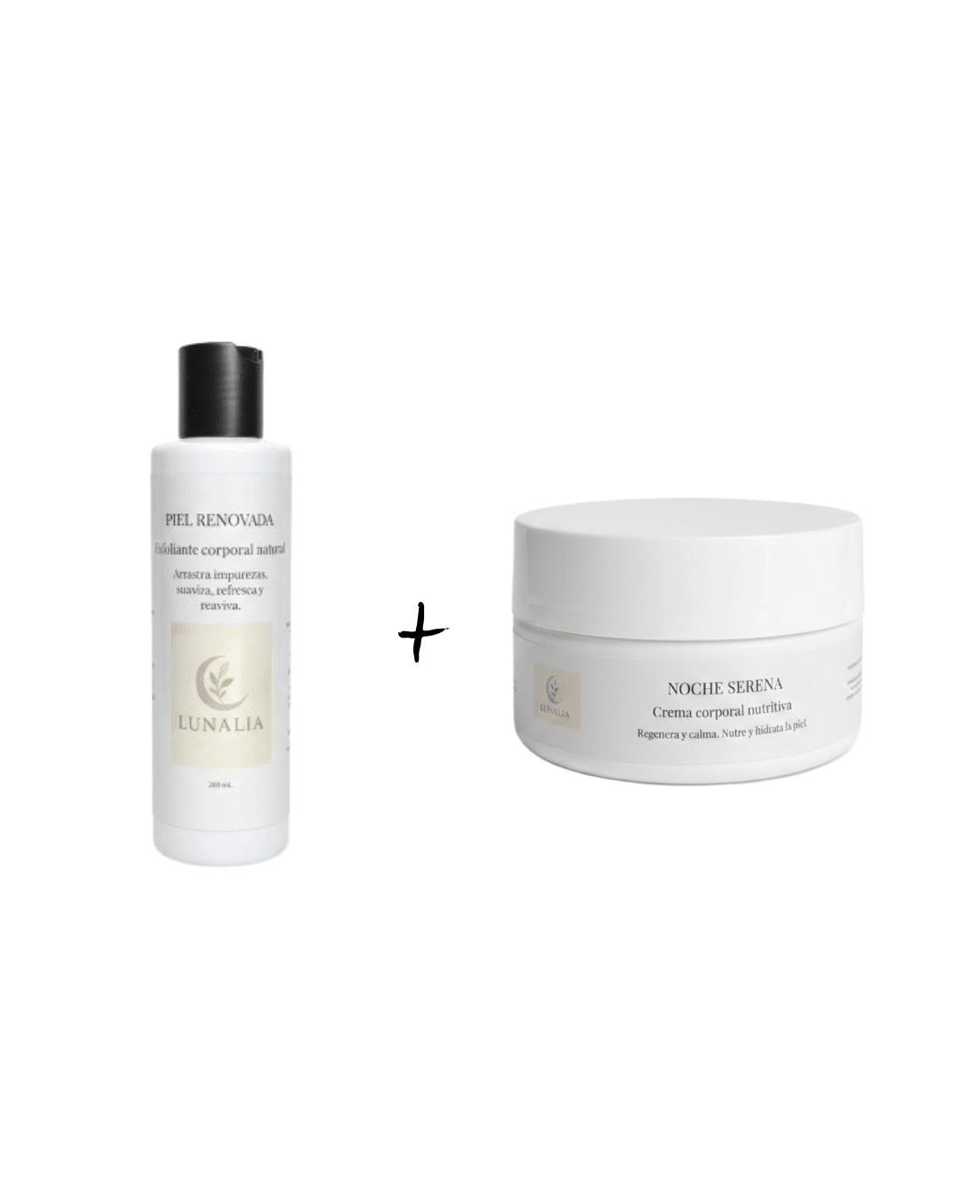 Ritual corporal profundo con exfoliación y nutrición intensiva Lunalia para piel seca