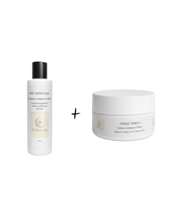 Ritual corporal profundo con exfoliación y nutrición intensiva Lunalia para piel seca